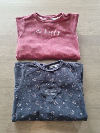 2 pyjamas fleuris 36M