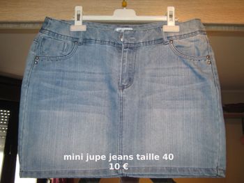 mini jupe en jeans Taille 40