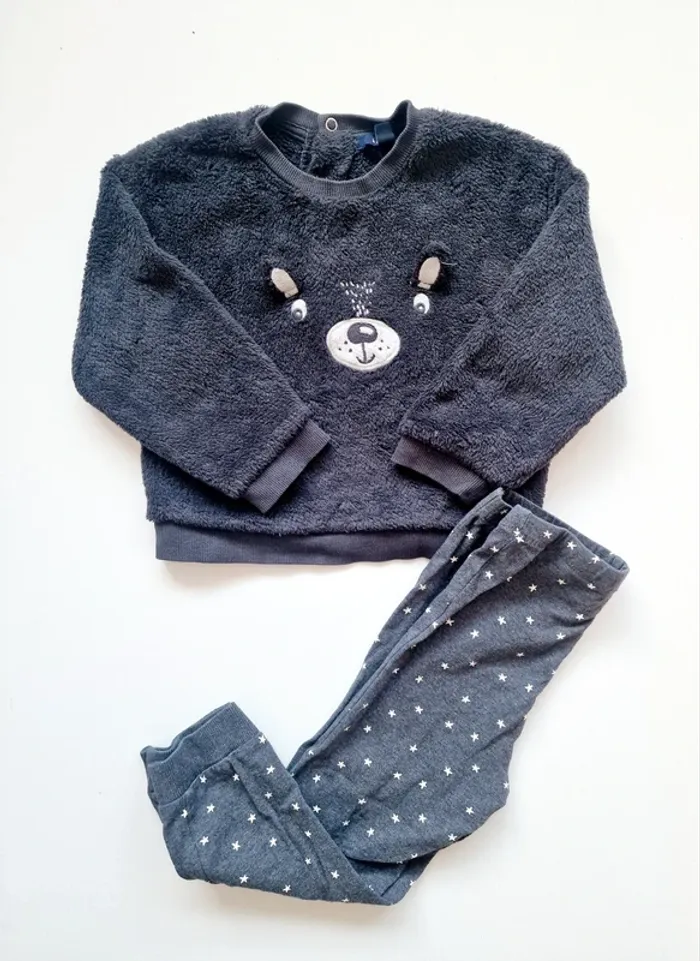 Kiabi - Pyjama 2 pièces, manches longues + pantalon (3 ans)