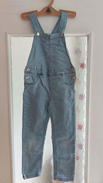 Salopette en jeans petit bateau  taille 3 ans