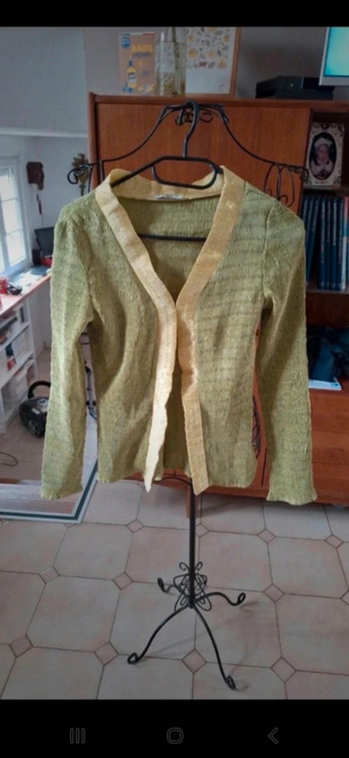 Ensemble veste et t-shirt manches courtes 123 taille M/L 👻 - photo numéro 2