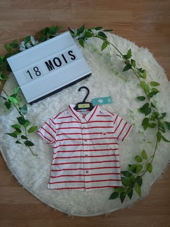 Chemise à rayures neuve