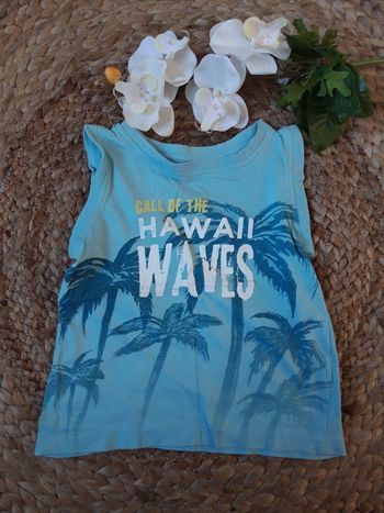 Débardeur bleu pour garçon