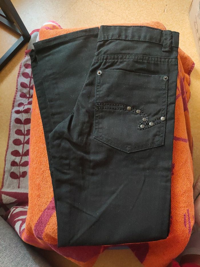 Jeans noir fille 10 ans