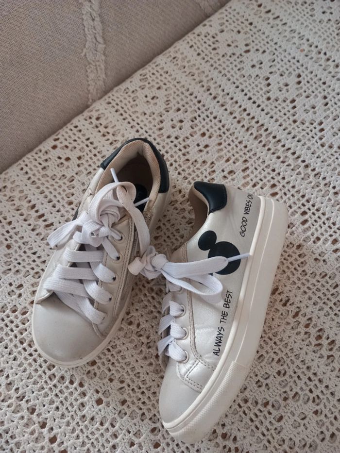 Basket grise mixte taille 31 - photo numéro 7