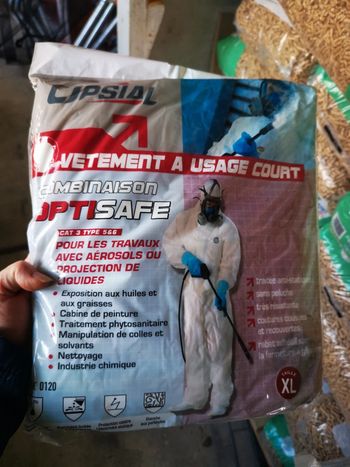 Combinaison de travail taille xl