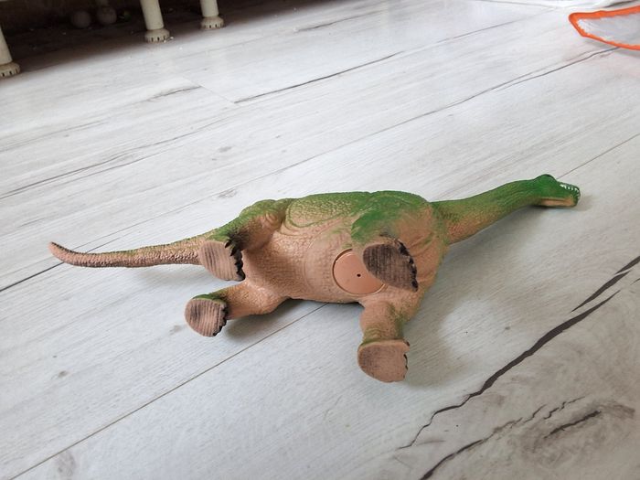 Jouet figurine dinosaure Diplodocus vert 25 cm hauteur - photo numéro 6