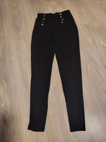 Legging noir à bouton femme taille 36 s tally weijl