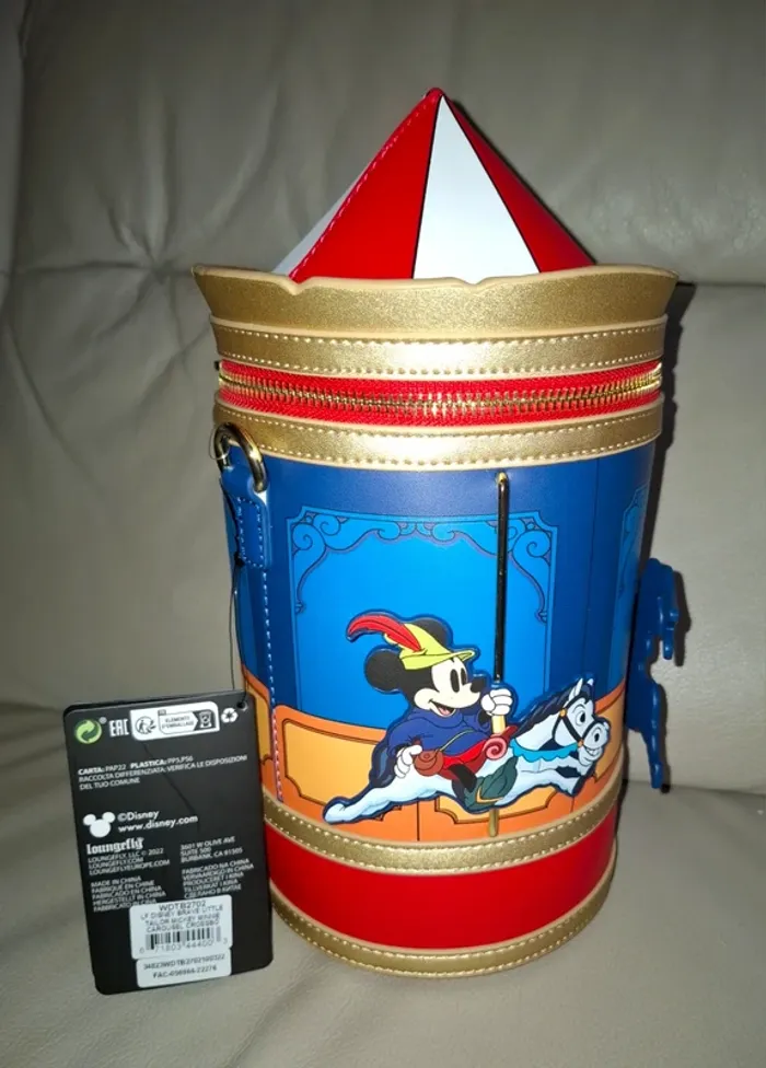 Sac bandoulière mickey taylor minnie mouse carrousel
loungefly disney - photo numéro 10
