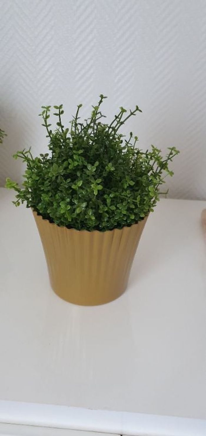 Pot de fleurs avec fleurs artificiel ikea