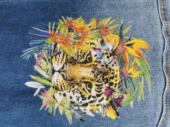 Veste en jeans Neuve interdit de me gronder garçon /fille 4 ans - photo numéro 5