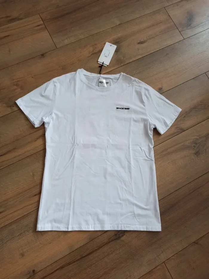 Tee shirt blanc lion homme L - photo numéro 2