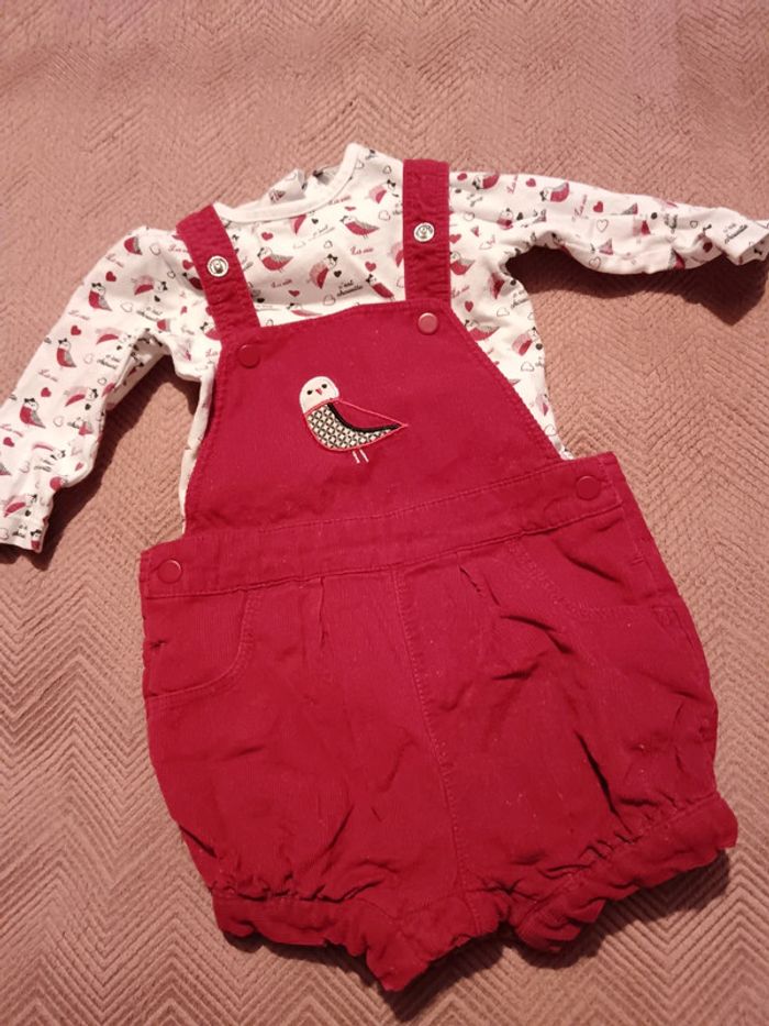 Ensemble bébé fille 3 mois