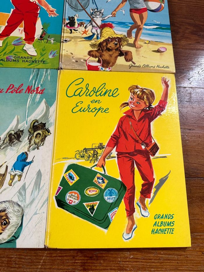 Lot de 6 Grands Albums Hachette anciens livres Caroline Pierre Probst bd vintage - photo numéro 2