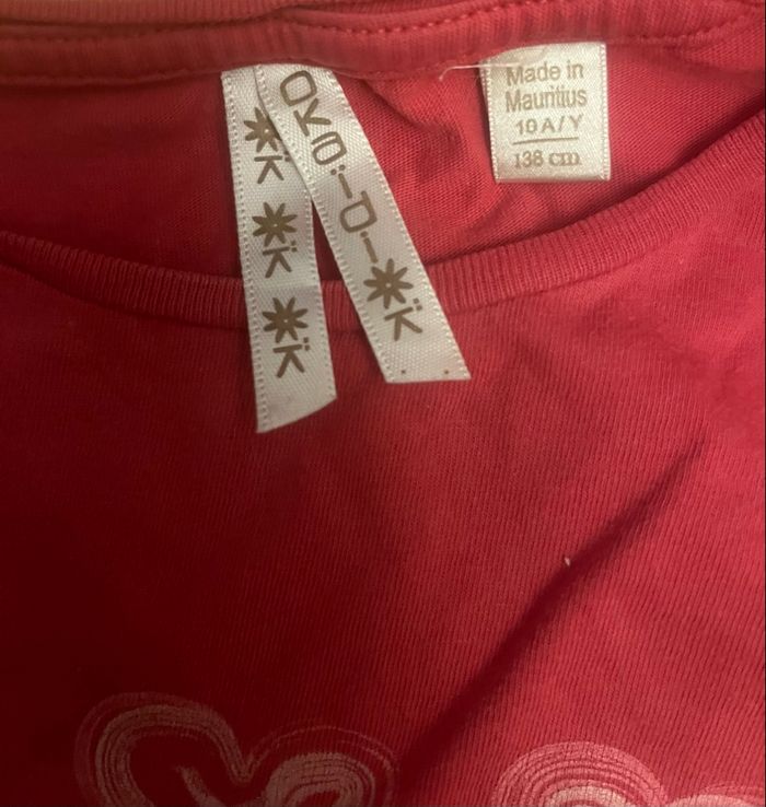 T shirt rouge - photo numéro 4