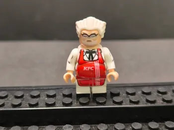 Figurine type lego Colonel Sanders KFC