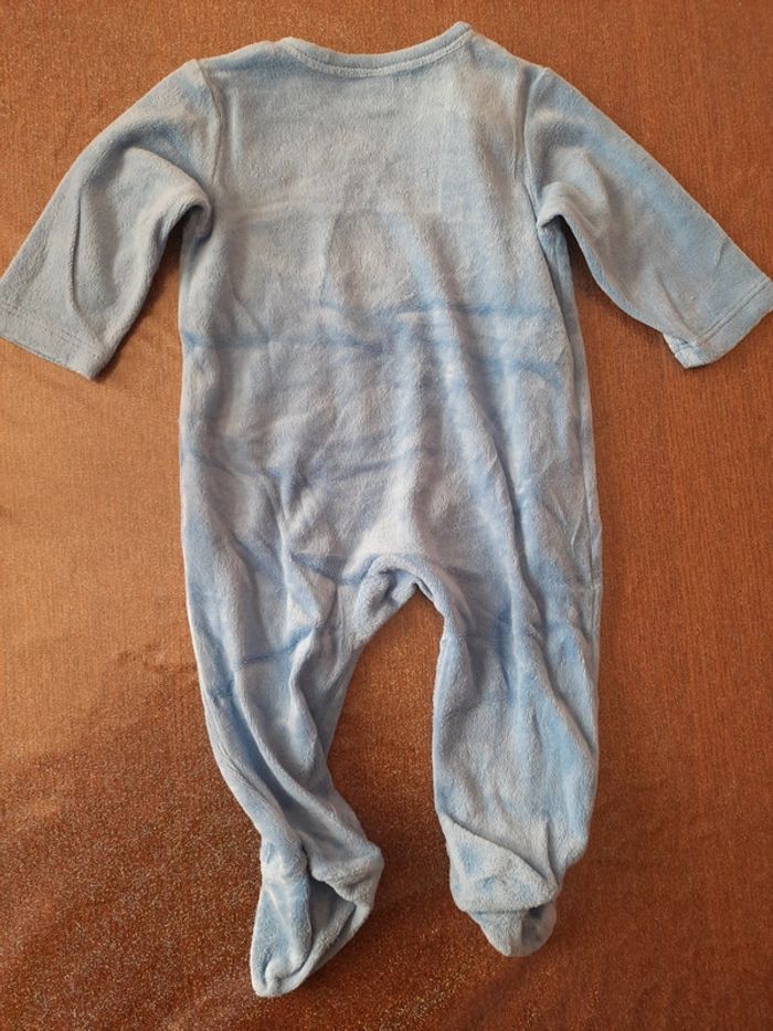 Pyjama grenouillere bleu - photo numéro 3