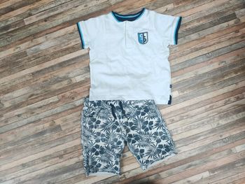 Ensemble été polo et short garçon 3 ans 