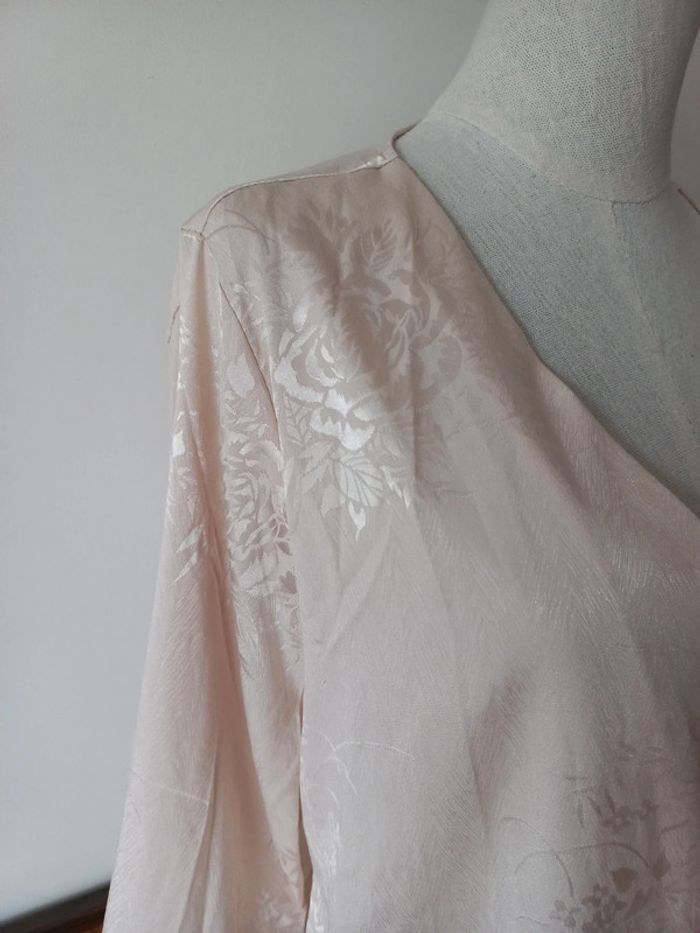 Chemisier beige brillant - photo numéro 4