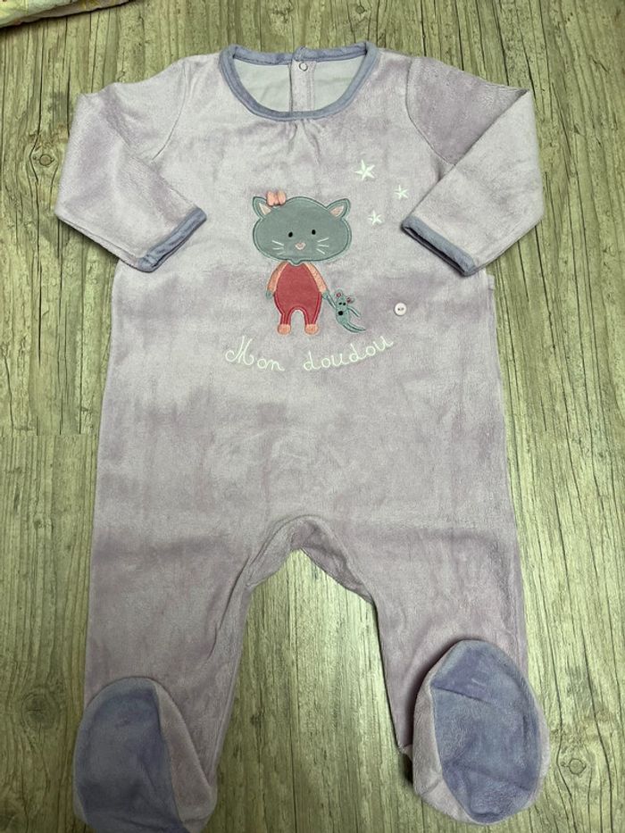 Pyjama 1 pièce DPAM taille 12 mois