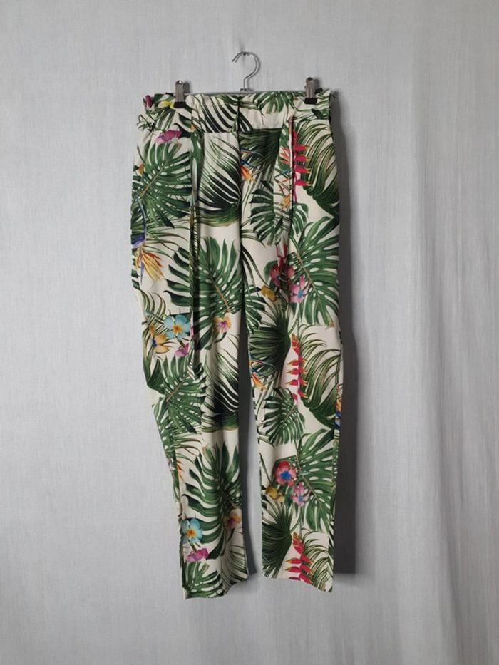 Pantalon fleuri