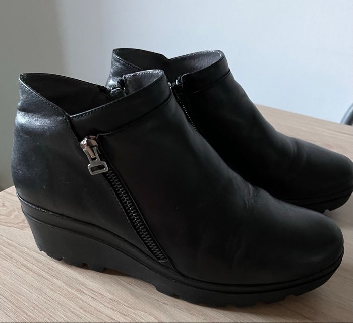 Boots « Couleur Café » noires