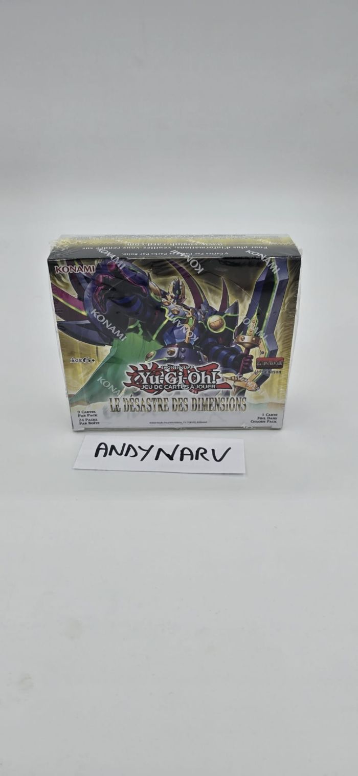 Lot de Display officiel Yu-Gi-Oh ! Desastre des Dimensionsl