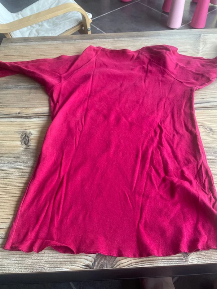 Ter Shirt basique petit bateau framboise 14 ans - photo numéro 4