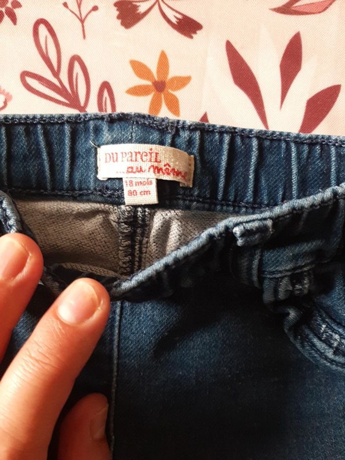 Jeans  fille 18 mois - photo numéro 2