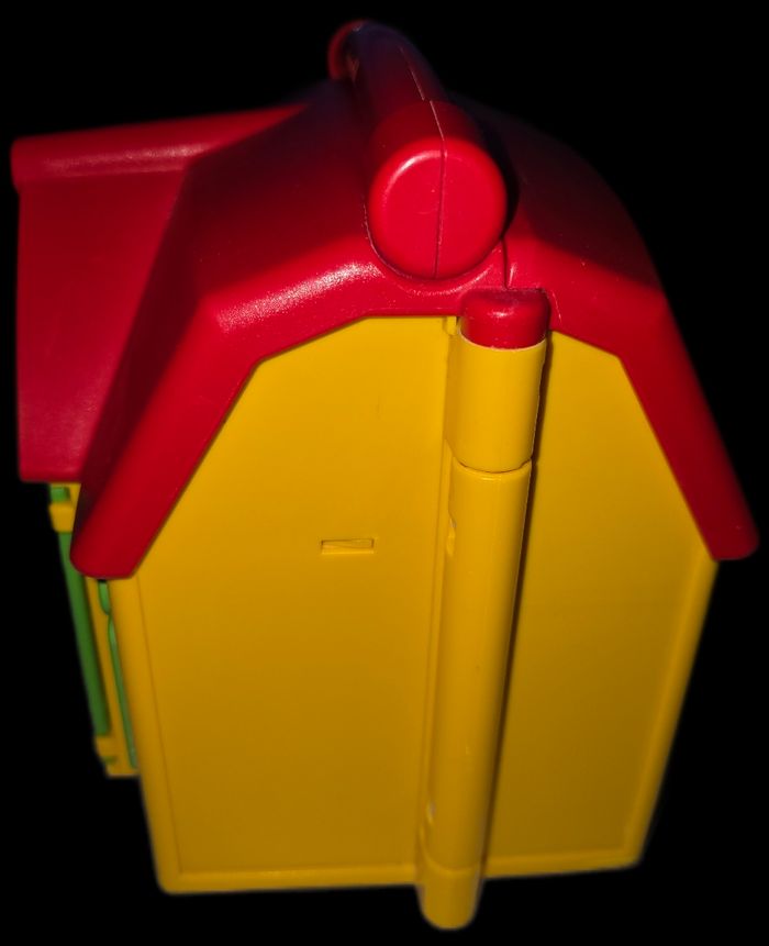 123 playmobil ferme transportable/boîte à formes 6962 + tracteur 6964 complets - photo numéro 5