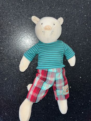 Peluche chat habillé la grande famille