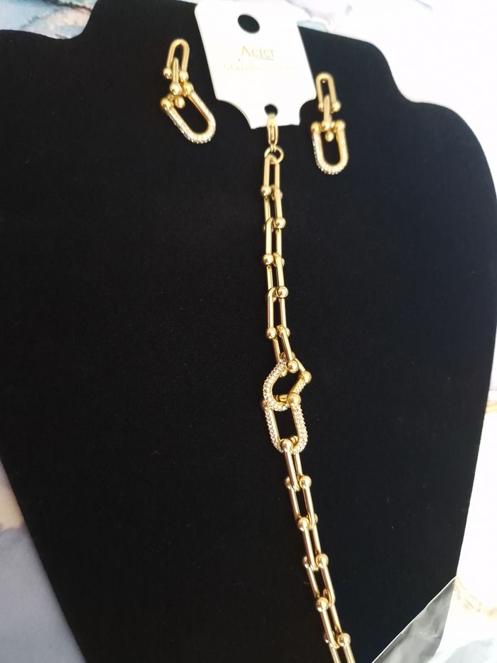 Ensemble de bijoux acier inoxydable - photo numéro 3
