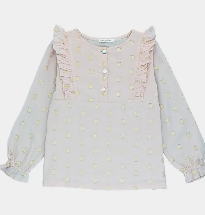 Blouse à manches longues 5 ans en coton Eden et Victor