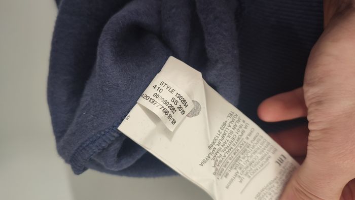 Vêtement vintage de marque Pull Under Armour bleu foncé coupe ajustée XL #D84 - photo numéro 3