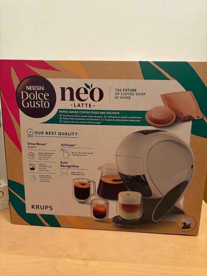 Machine café neo blanche