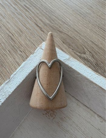 Bague argentée acier inoxydable