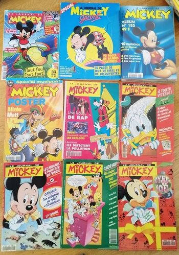 Lot Journal Mickey magazines album