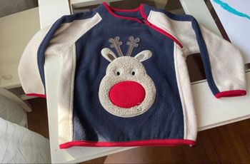 Polaire de Noël - taille 23 mois