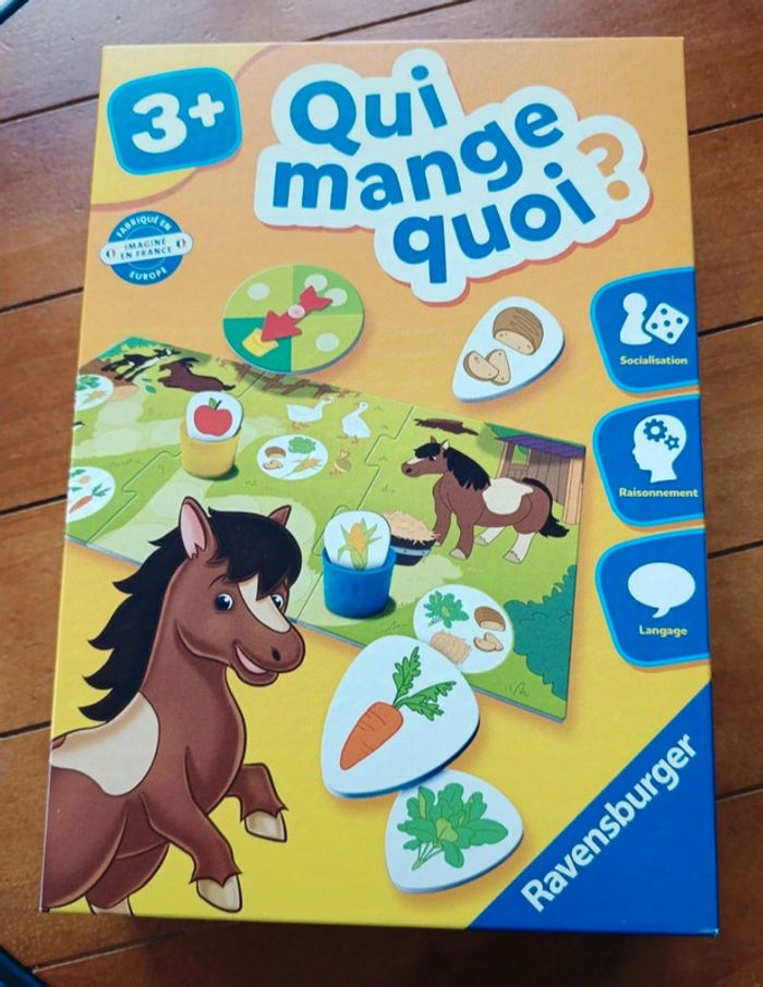 Jeu de société Qui mange quoi Ravensburger