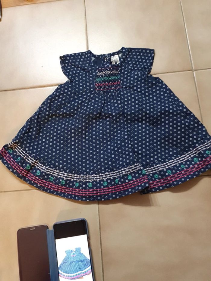 Robe sans manche et tee shrit manches longues orchestra 3 mois - photo numéro 3