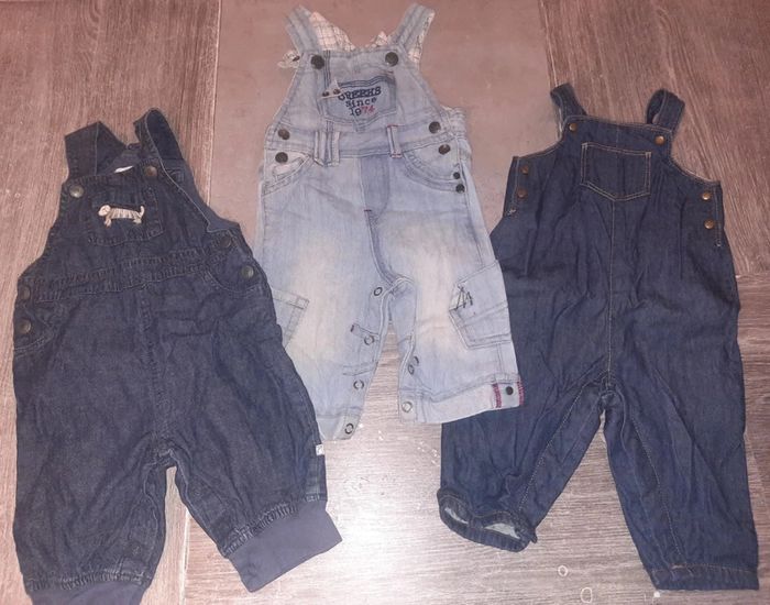Lot salopette 6 mois