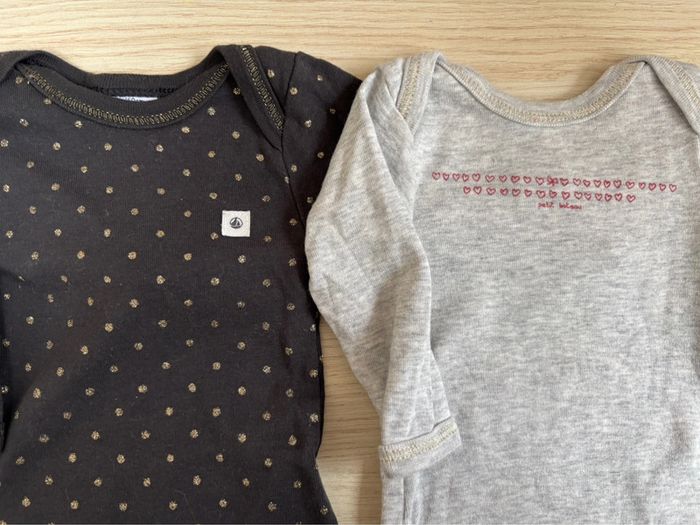 Lot de 3 bodies Petit bateau avec détail doré - photo numéro 4