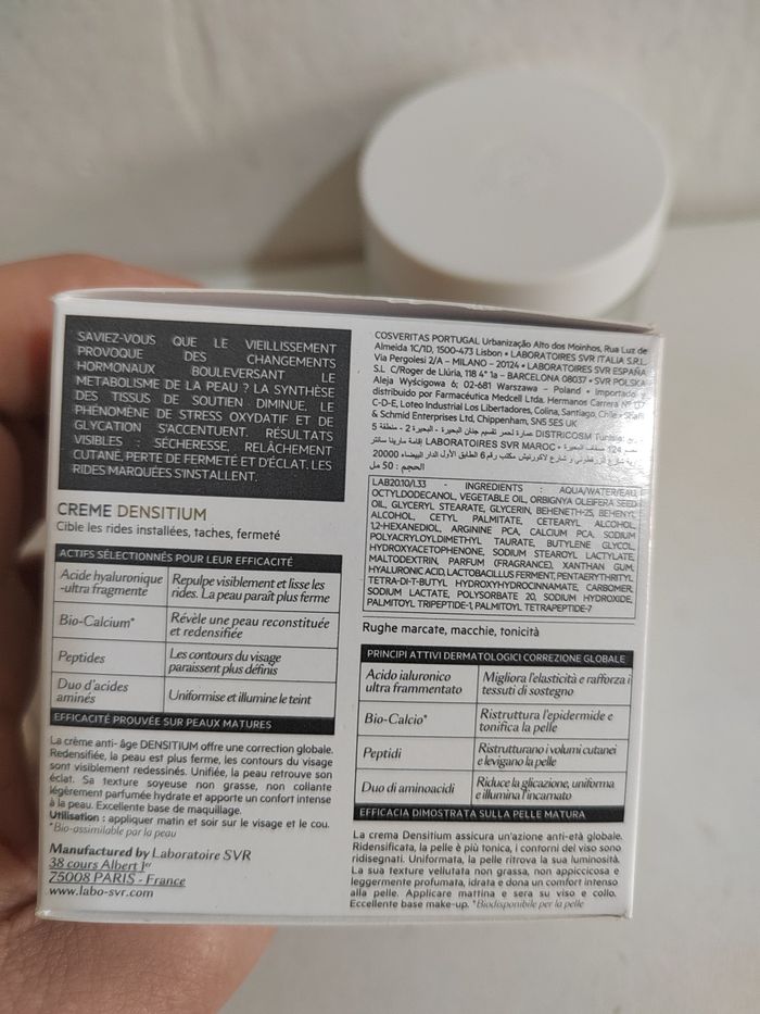 Crème visage SVR Densitium correction globale redensifiante, nourrissant, rides installées, taches, fermeté - photo numéro 7