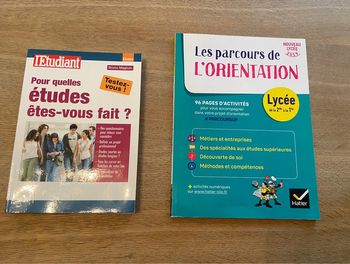 Lot de deux guides de l’orientation pour lycéens, L’Etudiant et Hatier