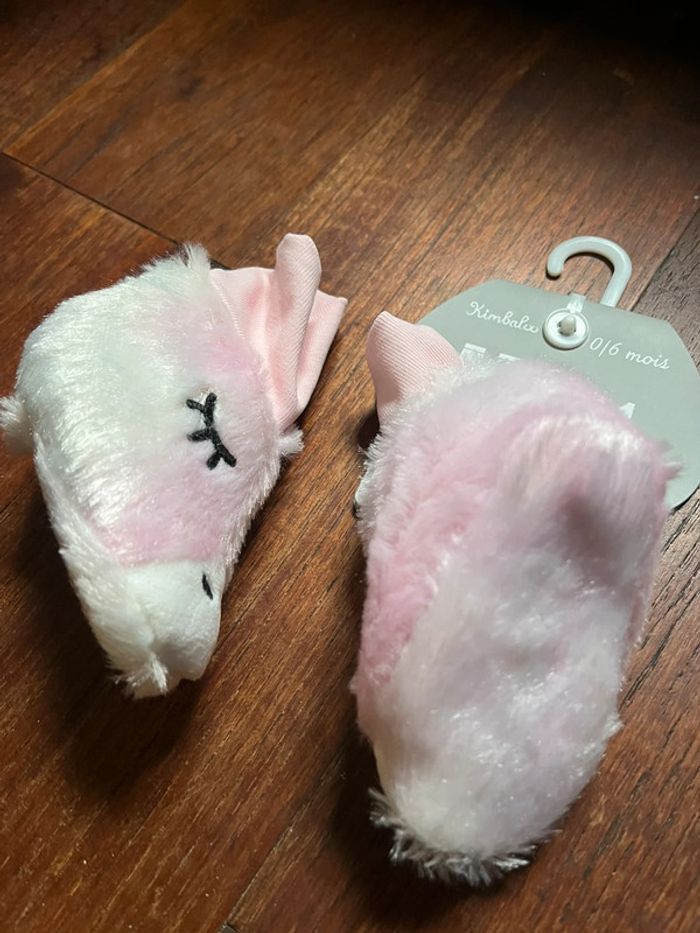 Chaussons bébé licorne - photo numéro 3