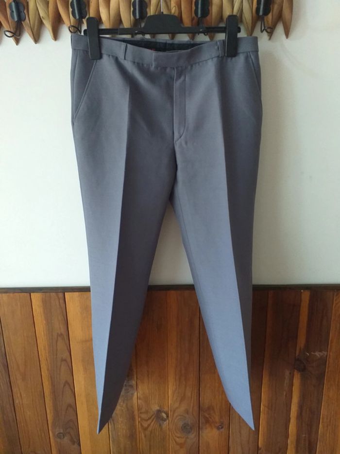 Pantalon de costume gris - photo numéro 5