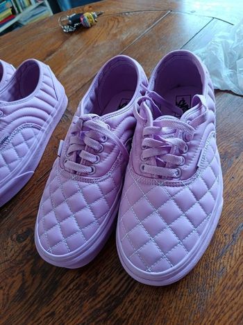 Baskets femme ado rose lilas