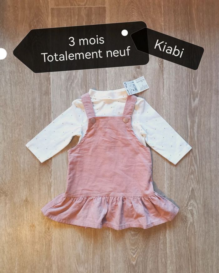 Ensemble robe velour sous pull