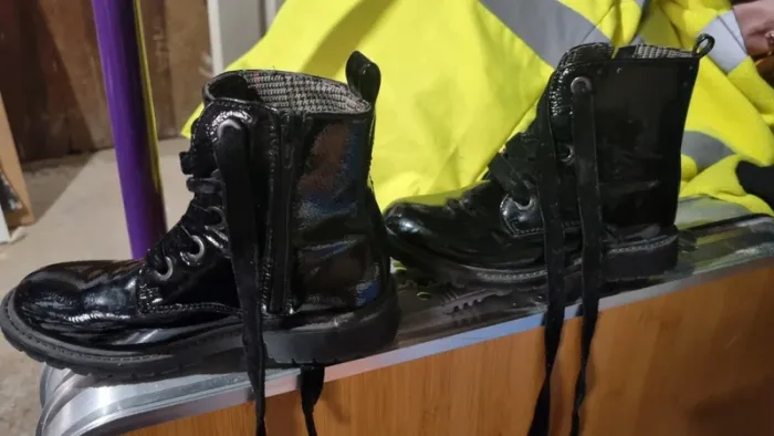 Bottines vernies
