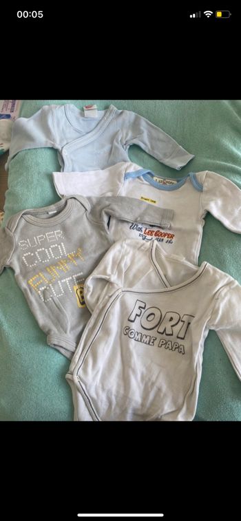 Vêtements garçon 1mois